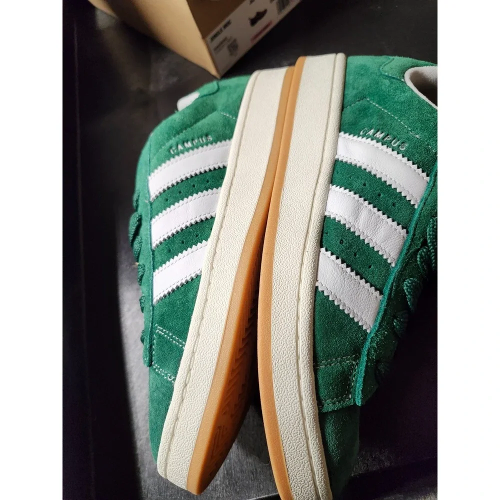 Adidas Campus 00s Originals Size 9.5 Green/cloud White Big Strings NWT - Picture 6 of 10